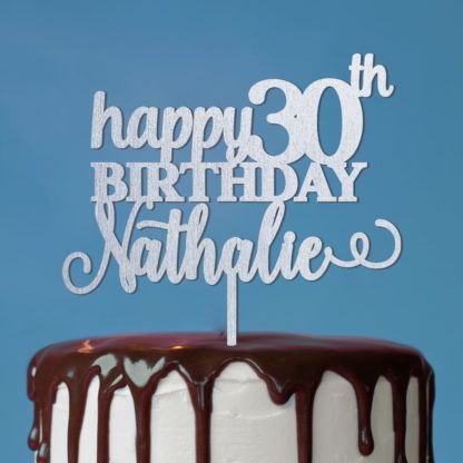 cake topper happy birthday Engelstalig