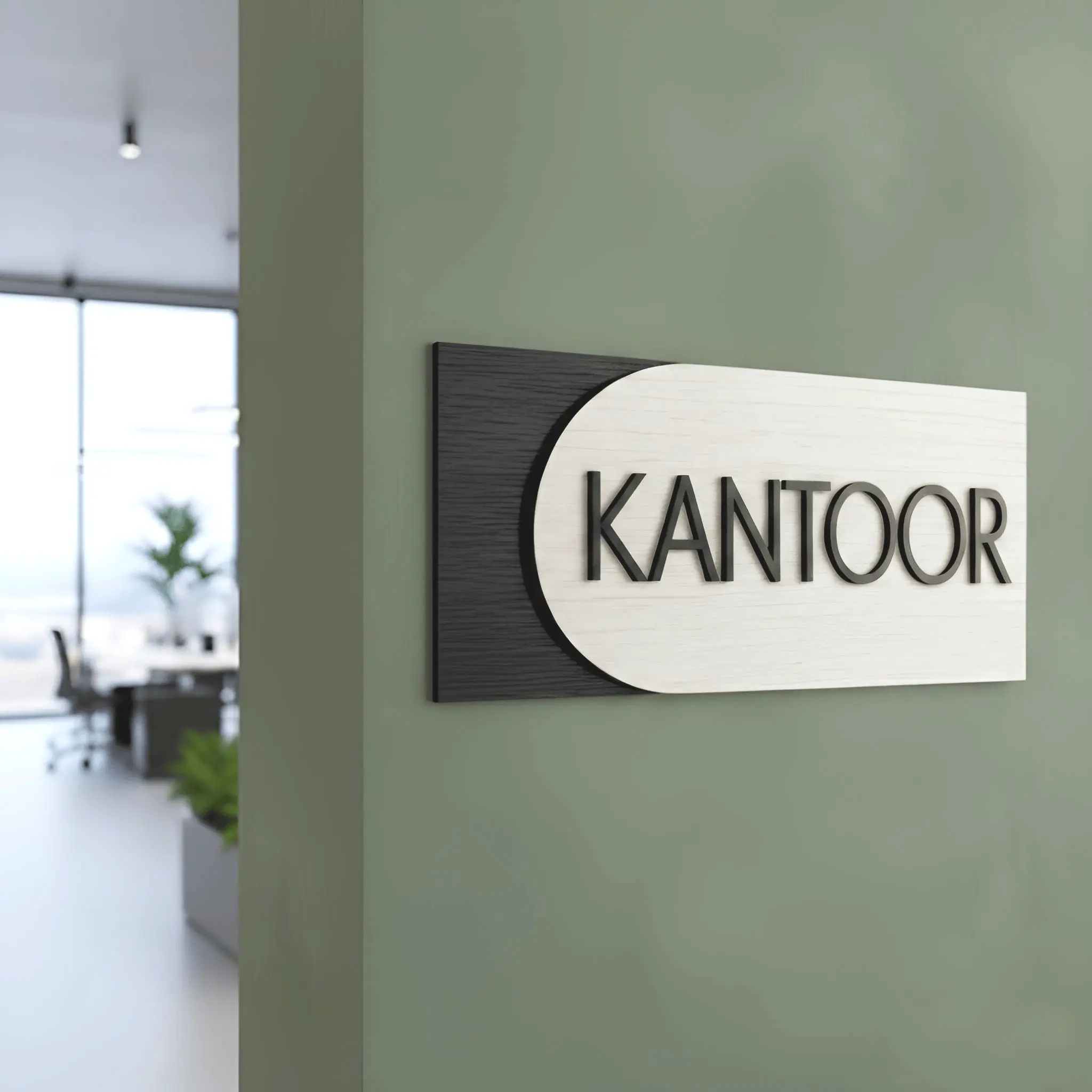 bewegwijzering kantoor bord